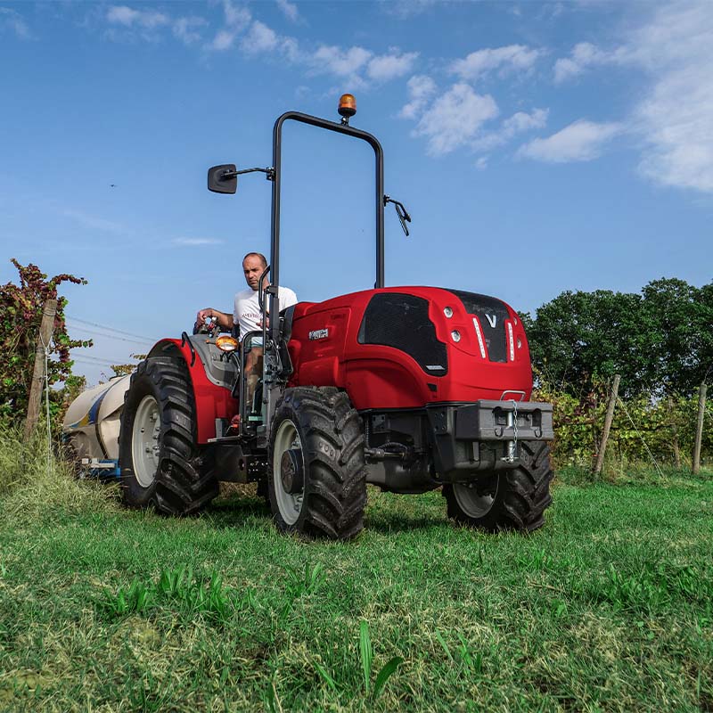 valtra s4 series tractor on the field closeup