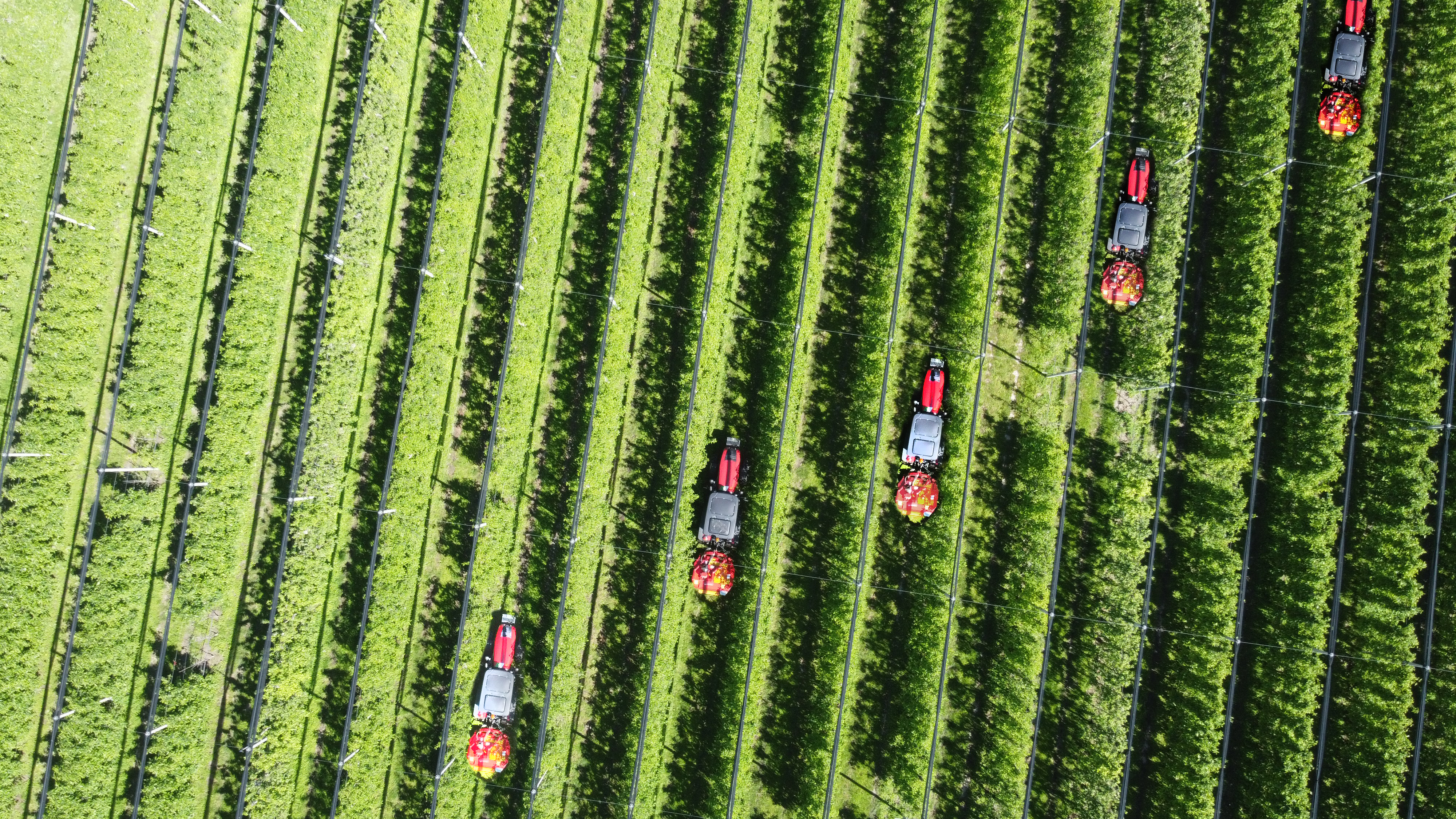 valtra s4 series tractor on the field closeup